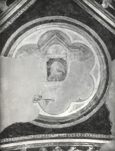 Gabinetto Fotografico della Soprintendenza Speciale per il Patrimonio Storico, Artistico ed Etnoantropologico e per il Polo Museale della città di Firenze — Giotto di Bondone - sec. XIV - Allegoria della Povertà — insieme, dopo il restauro del 1959